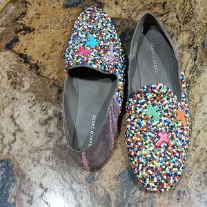 Beaded shoes
